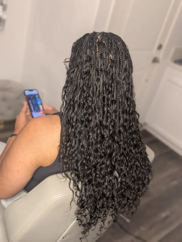 Bohemian Knotless Braids